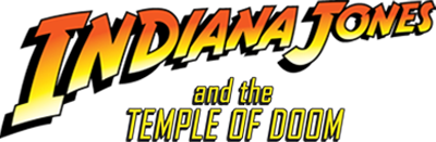 Indiana Jones and the Temple of Doom logo for Amiga